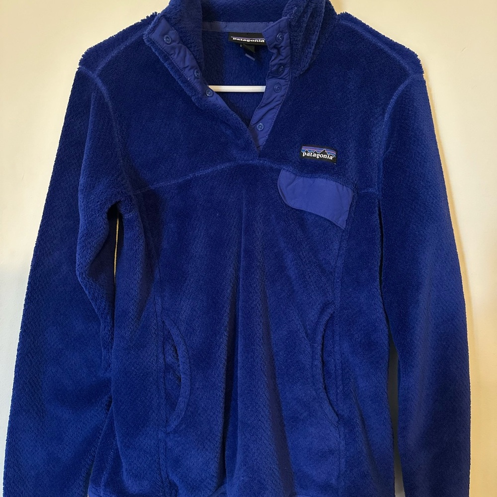 Patagonia Blue Fleece Pullover